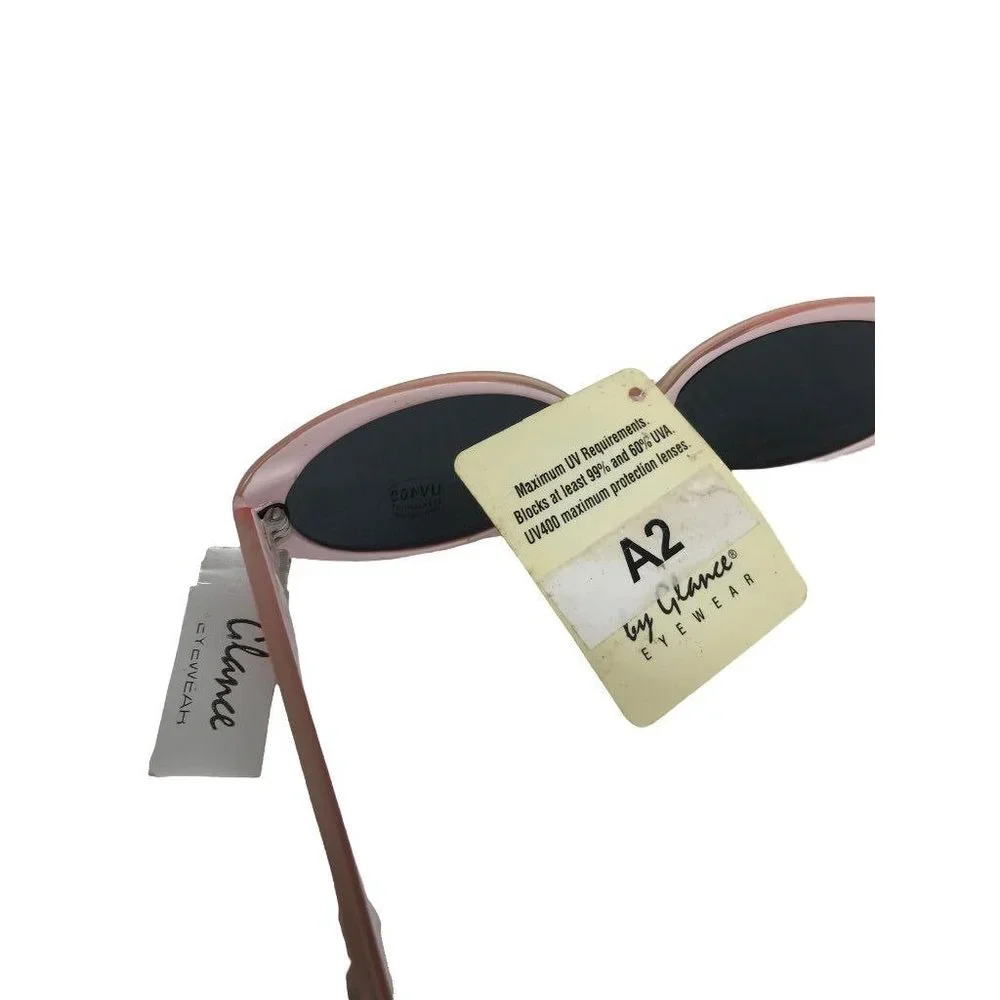 Pink Children's Youth New Glance Sunglasses Oval UV400 Protection 11090-X4M